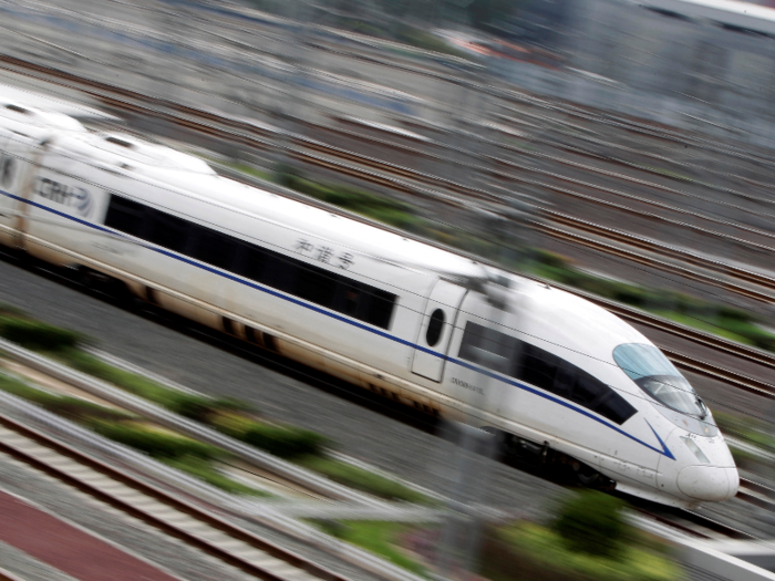 $35 BILLION: The Beijing Shanghai High Speed Railway is the world