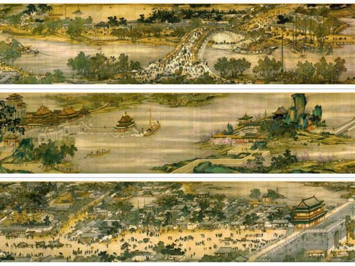 Kaifeng took the lead with 1M people by 1000 CE.