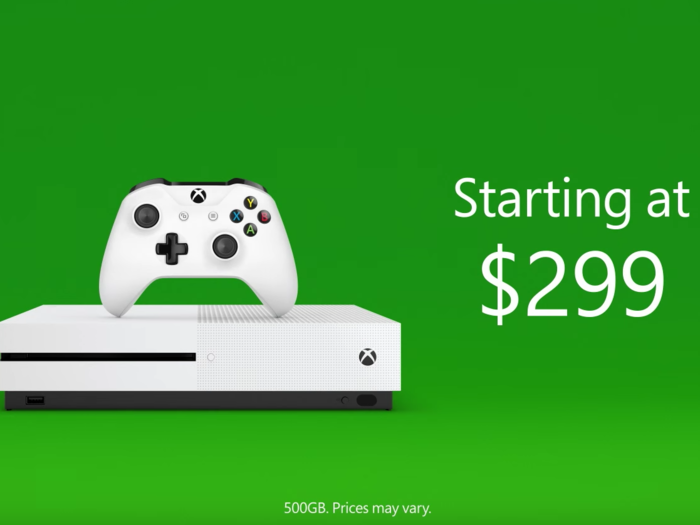 12. Perhaps the best part: The Xbox One S costs the same as the current Xbox One!