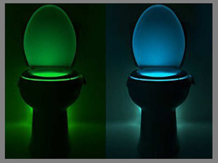 Toilet night light