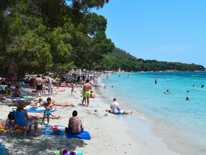 Playa de Formentor in Majorca