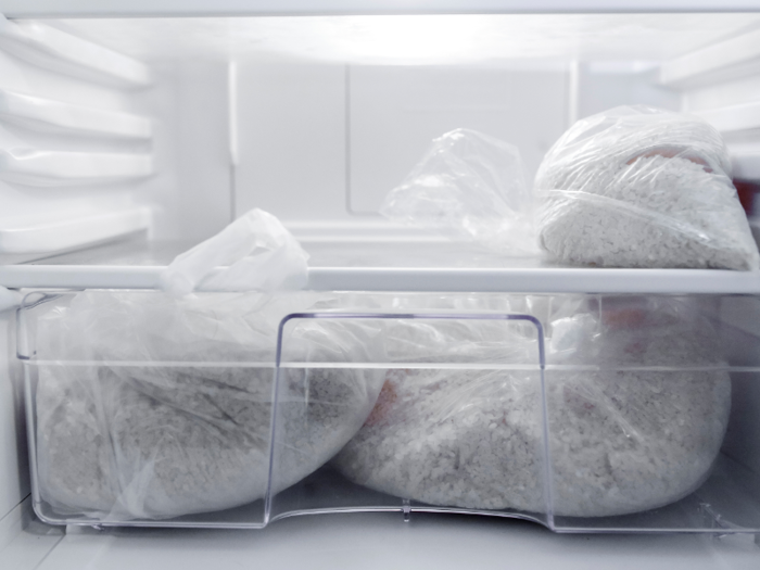 What does a minimalist keep in his fridge? Not much.