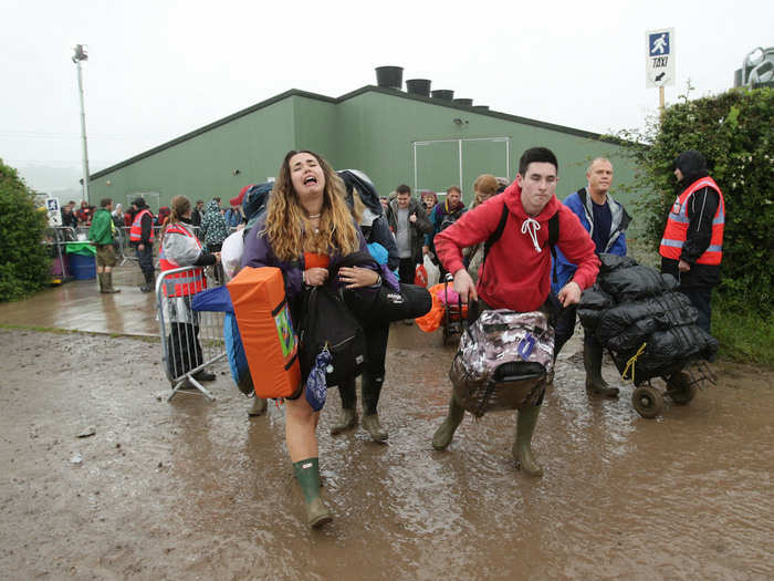 Some people are less enthusiastic about the miserable weather, though.