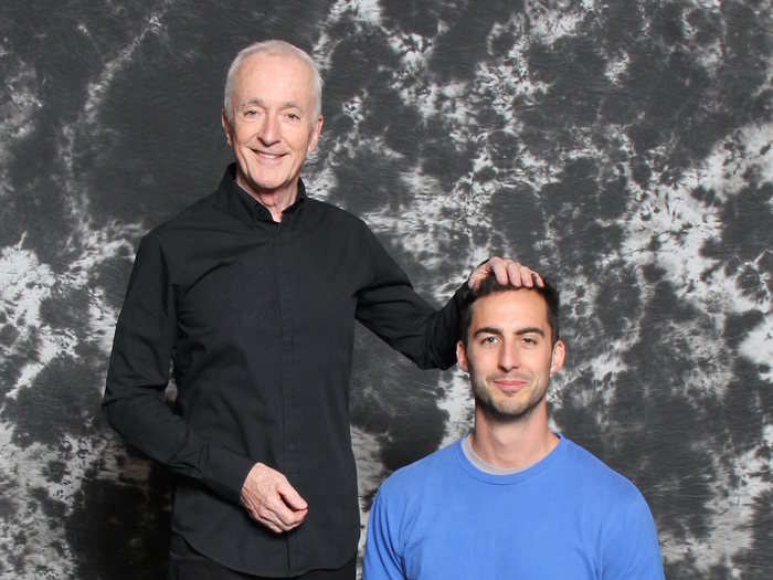 Anthony Daniels got into position as C-3PO without being asked.