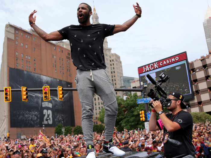 While the celebrations have been peaceful, it was hard not to want to jump on top of a car.