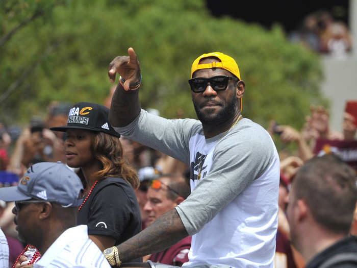 And of course, LeBron James was there.