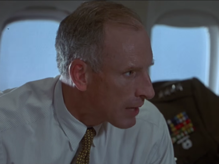 THEN: James Rebhorn played Secretary of Defense Albert Nimzicki.