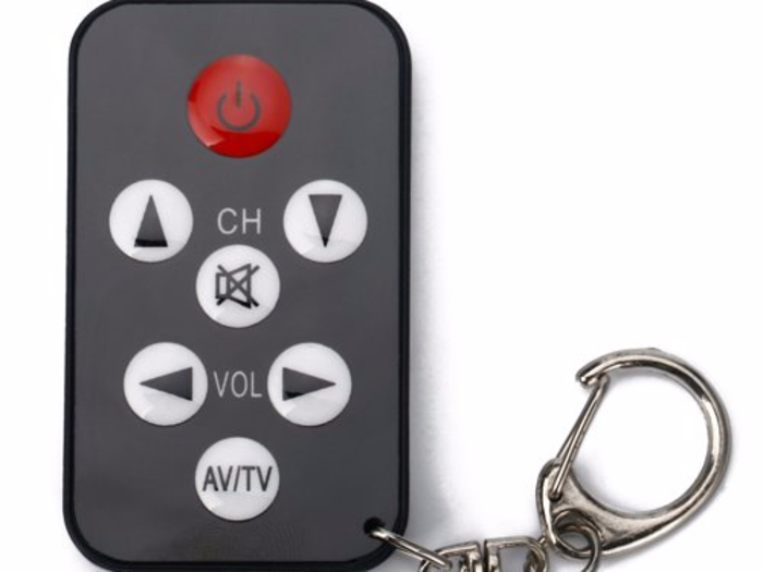 A pocket-sized universal TV remote