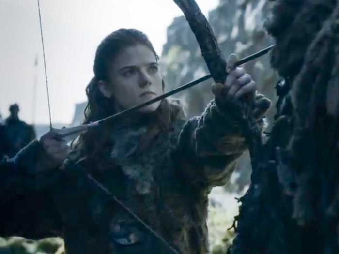 Ygritte: Shot with an arrow by Olly.