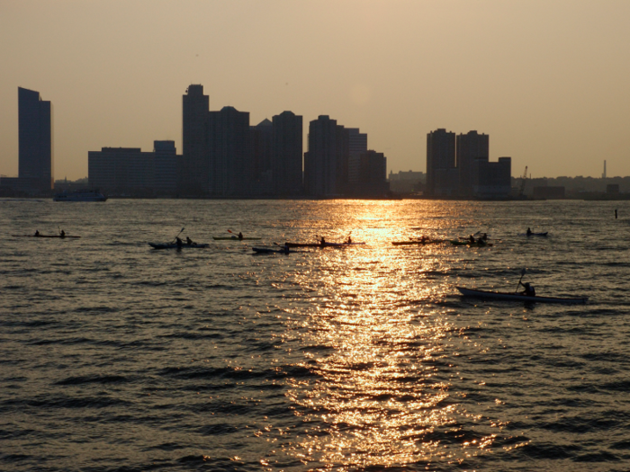 Stretch those arms with a kayak trip on the Hudson. Saturdays, Sundays, and holidays are free, all summer long from Pier 26.