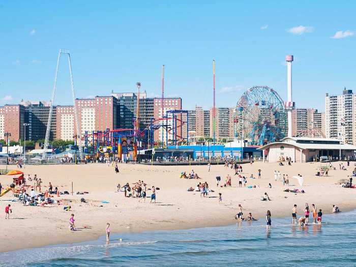 Get your adrenaline fix on the rides at Coney Island