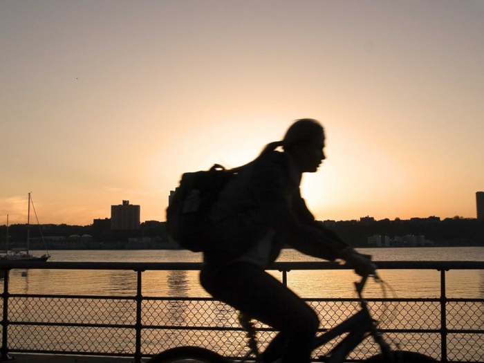 Rent a bike and ride along the Hudson River — all the way from Battery Park at the southern tip of Manhattan to Dyckman Street in Inwood.