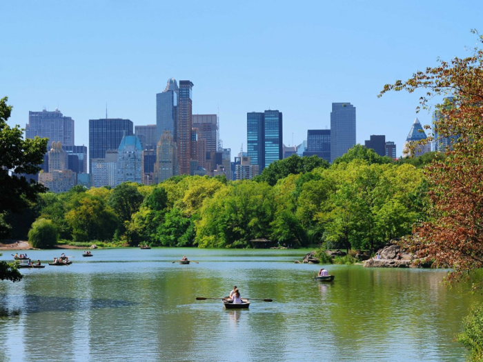 Paddle around Central Park. You