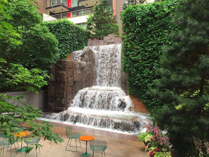 Find inner peace at Greenacre Park. Home to a 25-foot waterfall, this tiny little oasis is the perfect escape from the insanity of Midtown Manhattan.