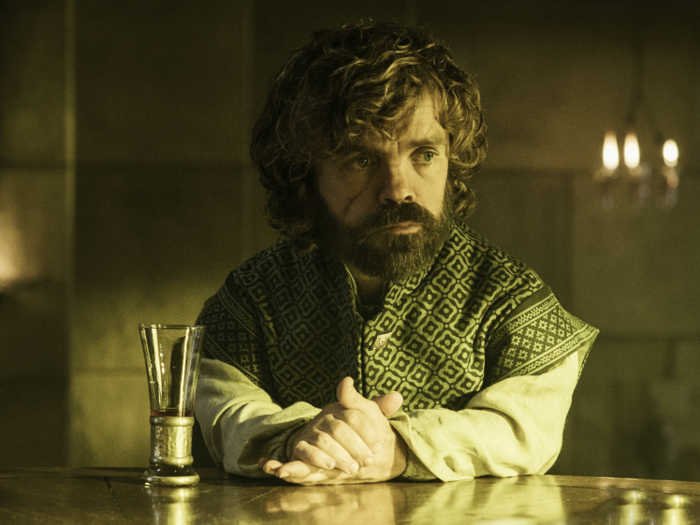 Peter Dinklage grew his hair and beard out to play Tyrion Lannister.