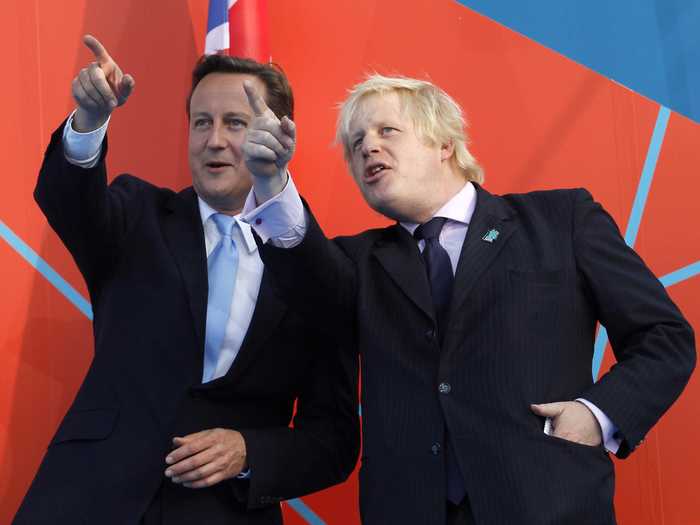 Johnson went to both the school (Eton College) and university with Prime Minister David Cameron, but Boris was much more obviously political at the time.