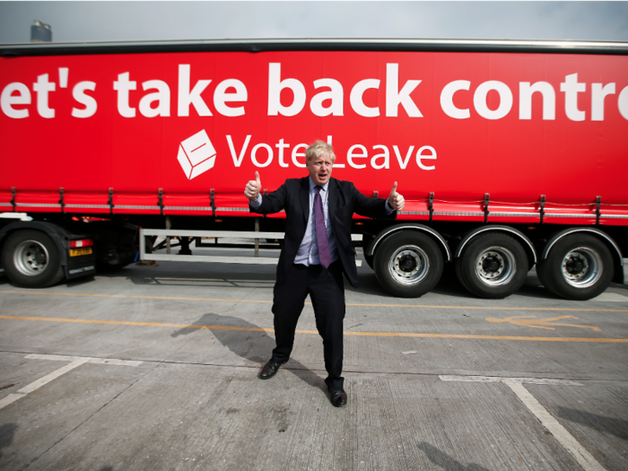 On February 21, Boris Johnson officially came out in favor of Britain leaving the European Union, giving the "Leave" campaign a significant boost.