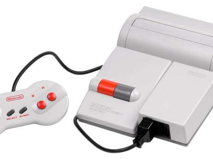 And a top-loading Nintendo Entertainment System: