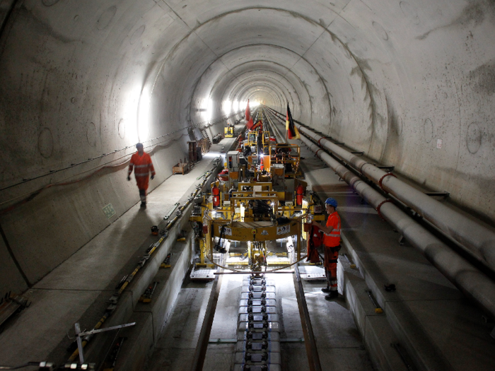 After 17 years of construction, the Gotthard Base Tunnel opened in Switzerland on June 1, 2016. At 35 miles long, it