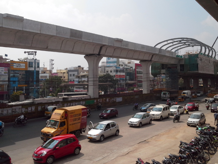 The Hyderabad Metro Rail is a 46-mile-long light rail system that will finally bring communication-based train control to India. It