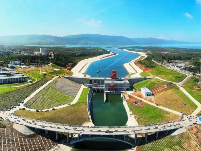 The South–North Water Transfer Project is an ongoing Chinese effort to move nearly 45 billion cubic feet of water from the Yangtze River to the country