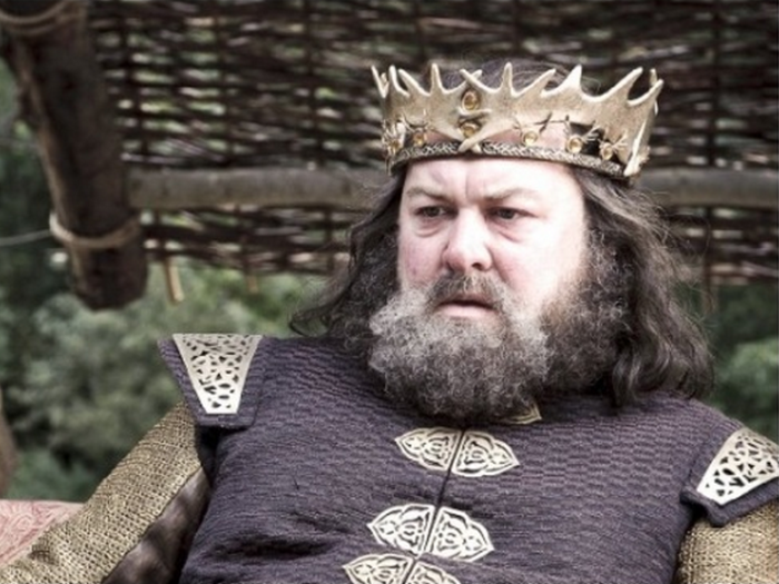 Robert Baratheon: Mortally wounded while trying to kill a boar during hunting.