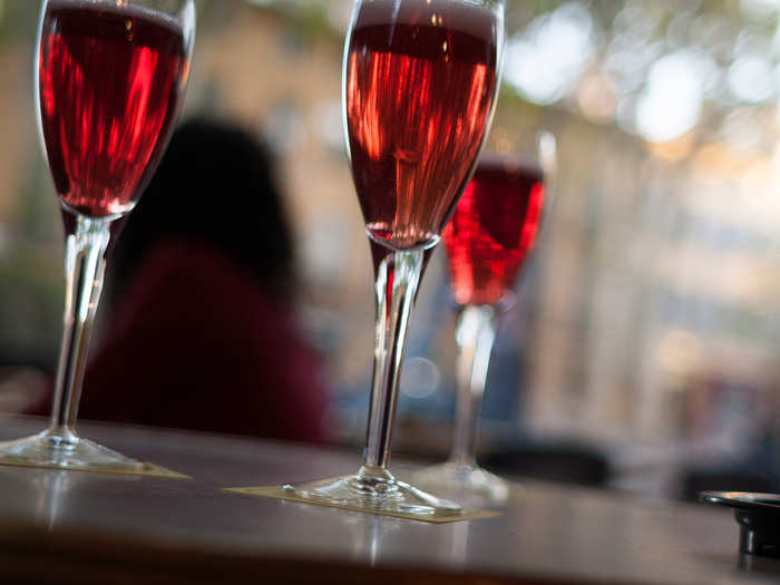 FRANCE: Kir Royale — the iconic French cocktail is a simple blend of crème de cassis and champagne.