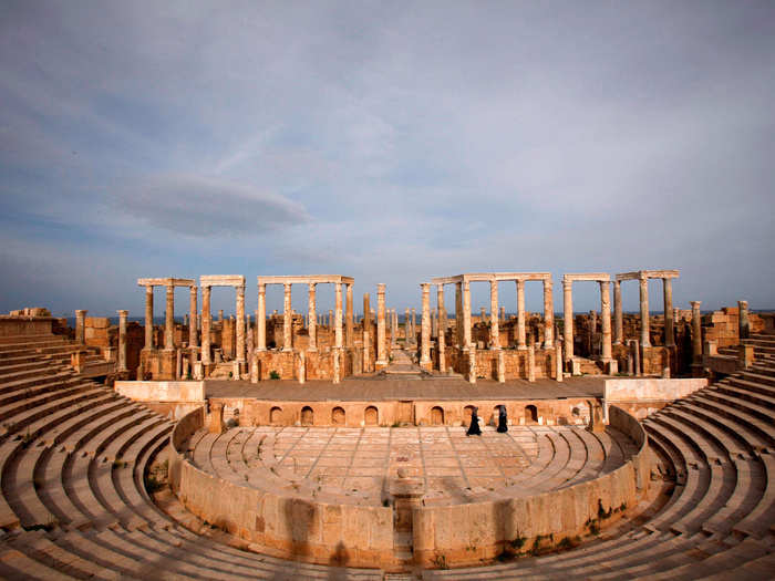 5) The ruins of Leptis Magna