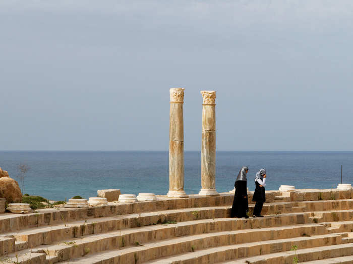 But the venerable port town sits on the Sert Bay of Mediterranean Sea, which could see 3 feet or more of sea level rise in the coming century.