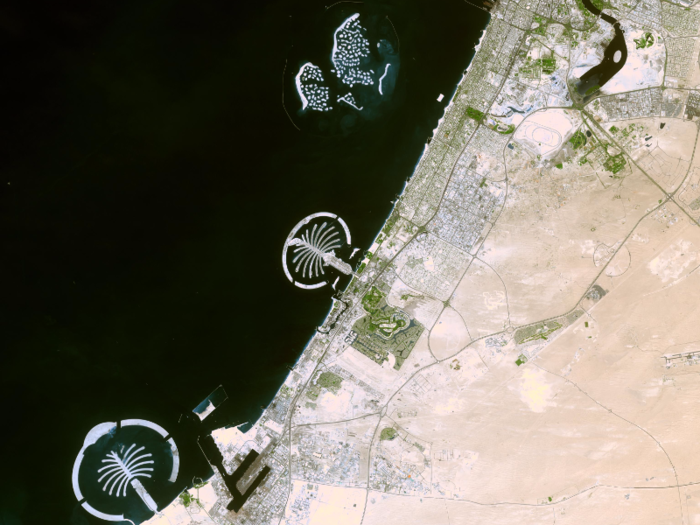 The Palm Islands at Dubai