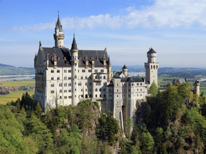 Indulge in fairy tale fantasies at Neuschwanstein Castle, which was built by reclusive King Ludwig II of Bavaria in 1892 and is said to have been the inspiration for Disneyland