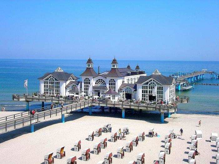 Hit up a white sand beach in Rügen, an island paradise in the Baltic Sea.