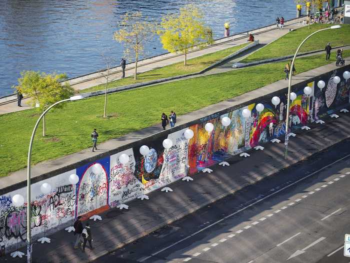 Take the Berlin Wall Trail to see where the wall once stood, and see its remnants across Berlin. Also keep an eye out for Berlin