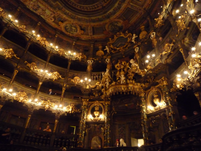 Catch a show at the Margravial Opera House in Bayreuth, one of the most opulent opera houses you