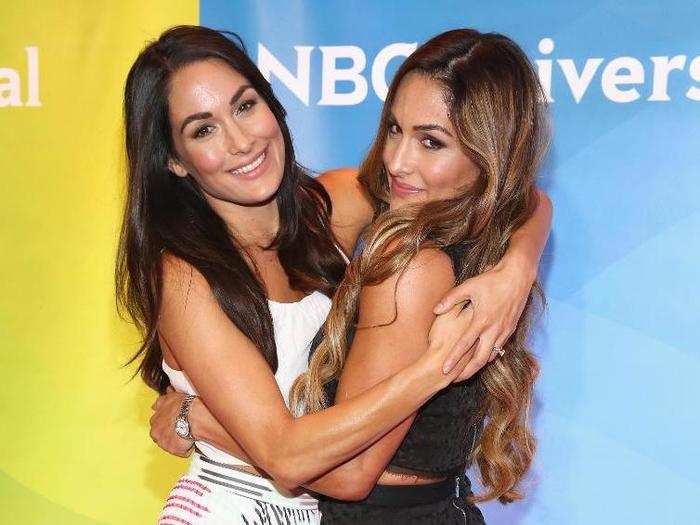 Known as the "Bella Twins," Nikki and Brie are identical 32-year-olds. They