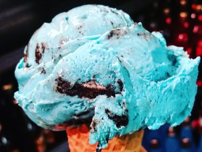 MICHIGAN: Customers say to go for the Kooky Monster — a blue vanilla ice cream with Oreo bits and chunks of cookie dough thrown in — when at Ferndale sweets shop Treat Dreams.