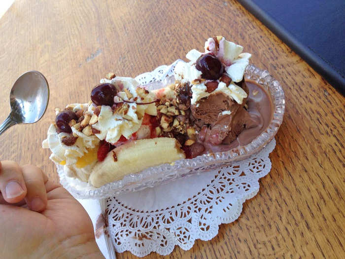 PENNSYLVANIA: The Franklin Fountain brings back the authentic soda fountains of old-school Philadelphia: Servers in bow ties dole out sundaes, splits, cups, and cones at the beloved shop.