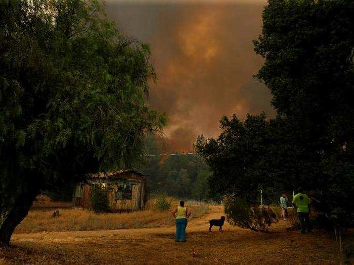 California is far from the only state being slammed by unseasonable wildfires. Nevada, New Mexico, Arizona, Oklahoma, Kansas, and Alaska have all seen huge burns this year. Around 20 started in Alaska this weekend alone.