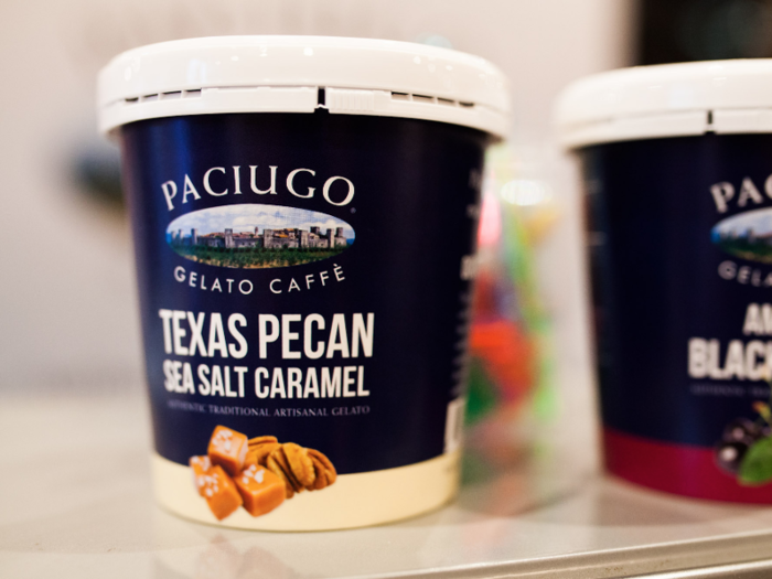 Texas Pecan Sea Salt Caramel ice cream