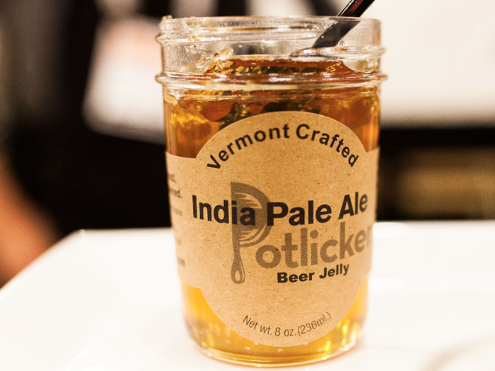 Pale ale beer jelly