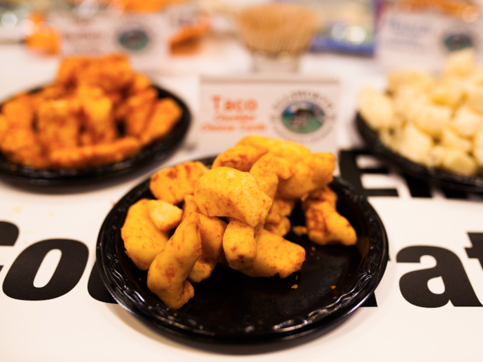 Taco cheese curds