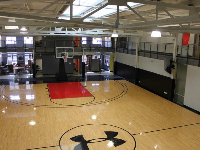 When employees need a break, they can shoot hoops in UA