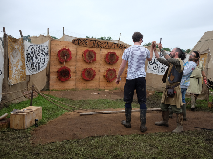 Glastonbury Festival is a liberal, hippy sanctuary. It has a sacred stone circle where festival-goers congregate in the early hours of the morning, areas given over exclusively to spirituality, green initiatives, and permaculture, and is sponsored by Greenpeace. It