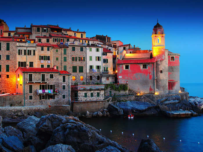 An alternative to the tourist-filled region of Cinque Terre, the peaceful village of Tellaro, Italy, is just as beautiful.