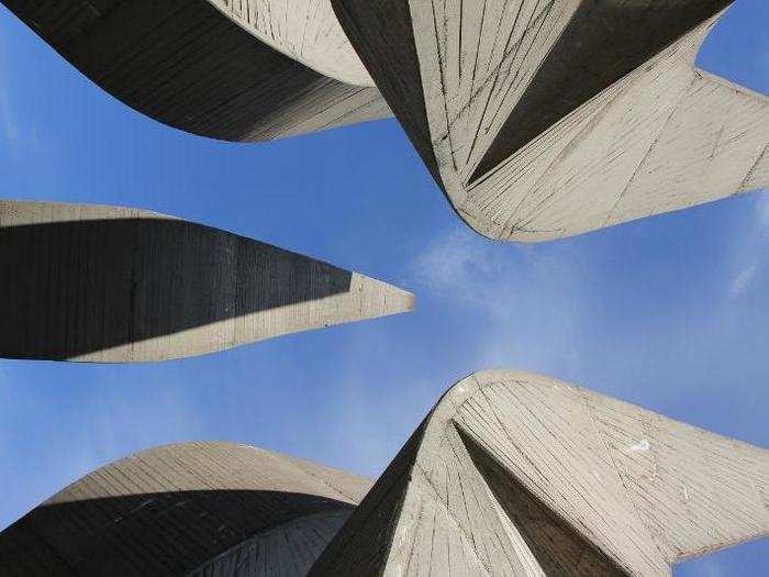 Stare at the fantastical Kosmaj Monument — to commemorate the fighters who took on fascism — in Serbia.