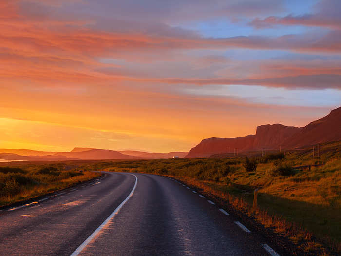 Take a road trip amid unreal scenery on Iceland