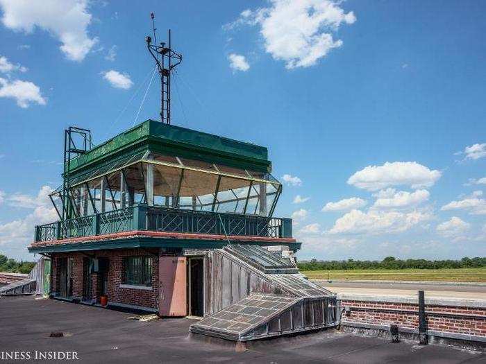 The original control tower will be restored next, which will involve removing quite a bit of lead paint.