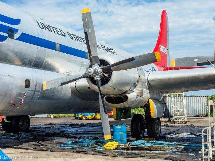 The four massive 28-cylinder radial engines were started this year, and a return to the air is likely in the near future. It will then tour the country.