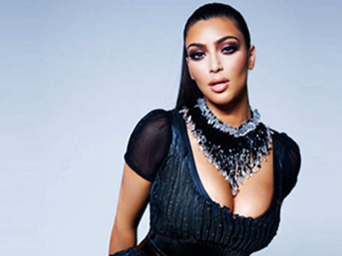 Kim Kardashian wore a skin-tight black getup in the April/May 2009 issue of Complex Magazine.