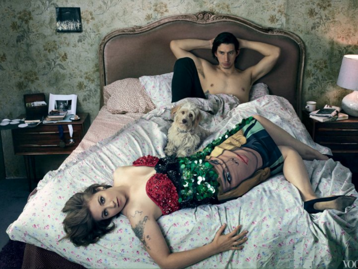 Lena Dunham was clearly missing an arm in this 2014 Vogue cover shoot.